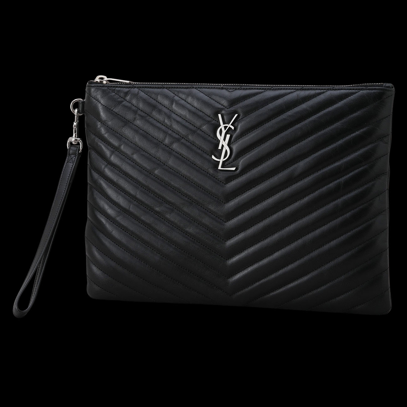 YVES SAINT LAURENT(USED)생로랑 559193 모노그램 클러치 뉴미듐